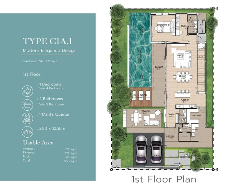 Botanica Chalong Bay, floor plan