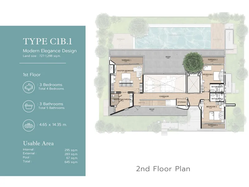 Botanica Chalong Bay, floor plan