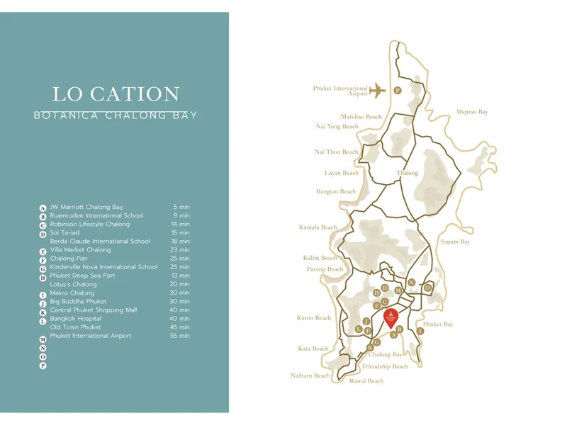 Villa 4-bedroom 431 sqm in Botanica Chalong Bay (Chalong) · Development floor plan