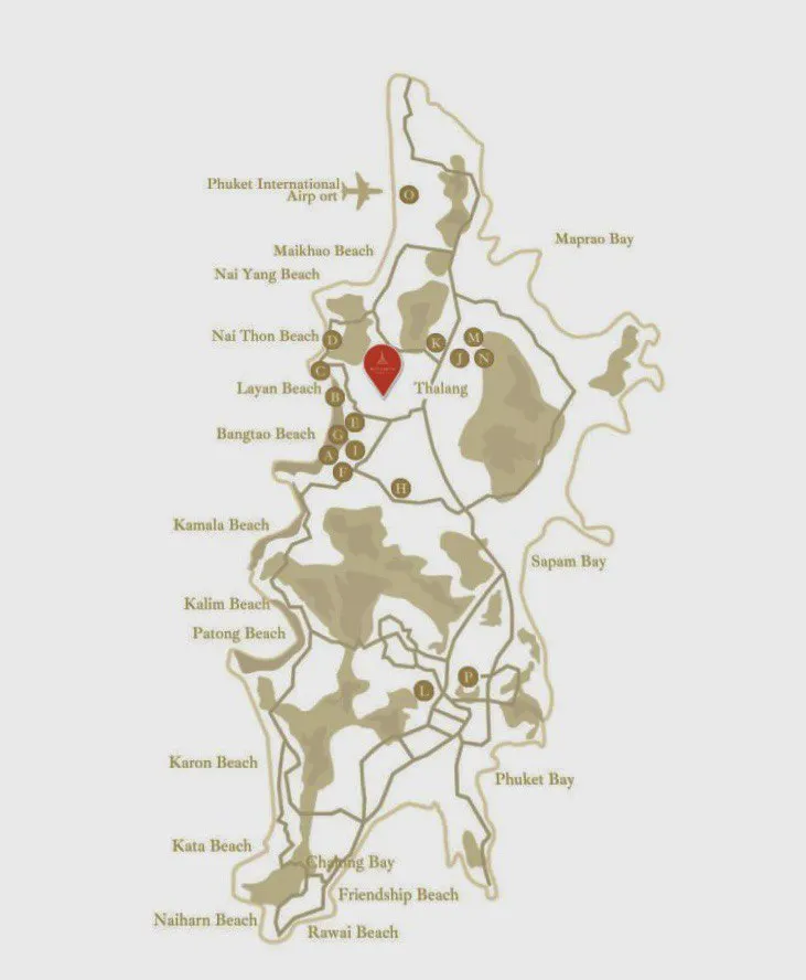 Villa 4-bedroom 420 sqm in Botanica Foresta 2 (Layan) · Development floor plan