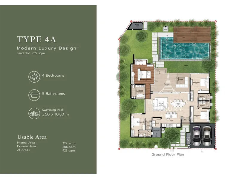 Botanica Forestique, floor plan