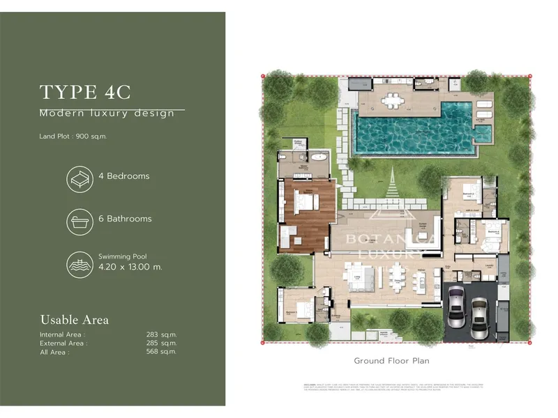 Botanica Forestique, floor plan