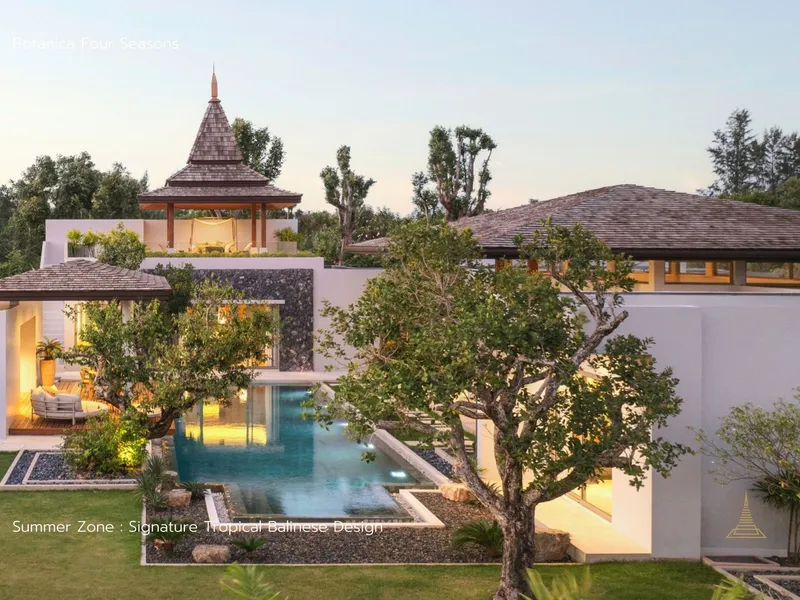 Villa 4-bedroom 232 sqm in Botanica Four Seasons (Layan) · Developer render