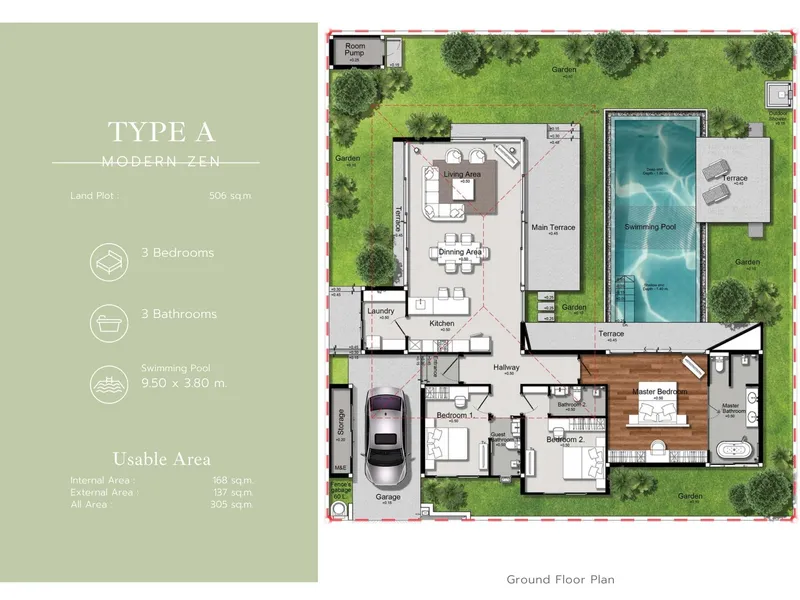 Botanica Four Seasons, floor plan