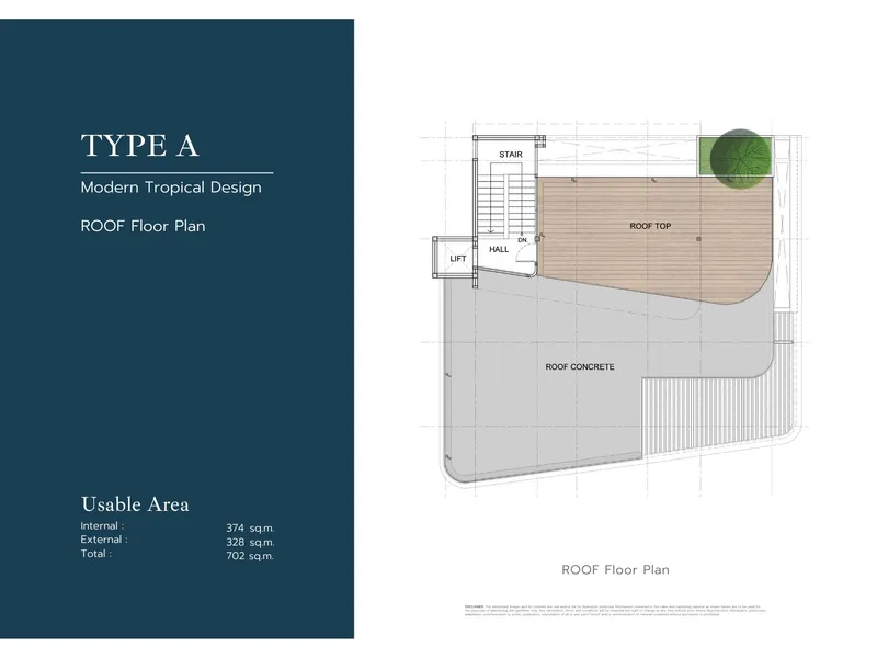 Villa 4-bedroom 661 sqm in Botanica Modern Sea Karon (Karon) · Development floor plan