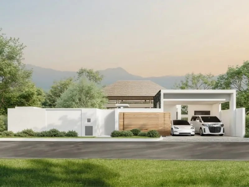 Villa 3-bedroom 340 sqm in Botanica Skyport (Nai Yang) · exterior