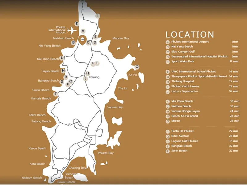 Villa 3-bedroom 340 sqm in Botanica Skyport (Nai Yang) · Development floor plan