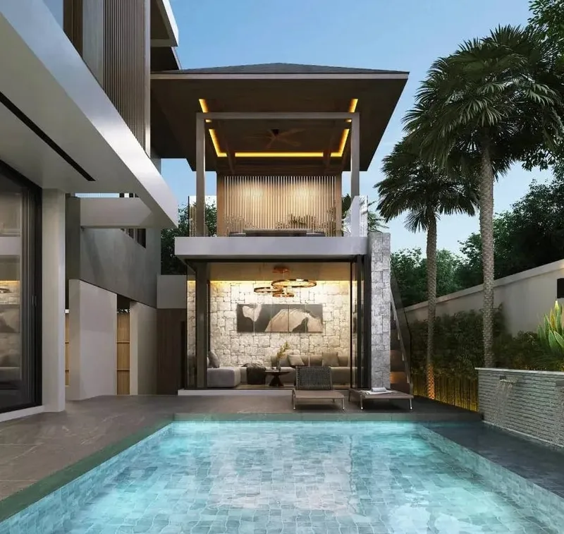 Villa 3-bedroom 191 sqm in Dareeya Villas (Bang Tao) · Developer render