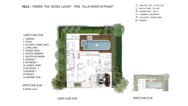Golden Hill Villas, floor plan
