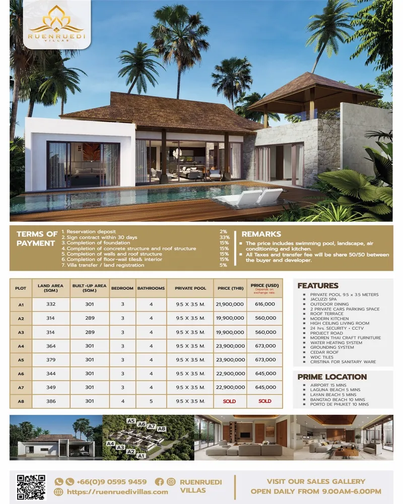 Golden Hill Villas, floor plan