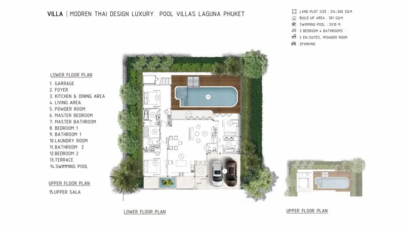 Golden Hill Villas, floor plan