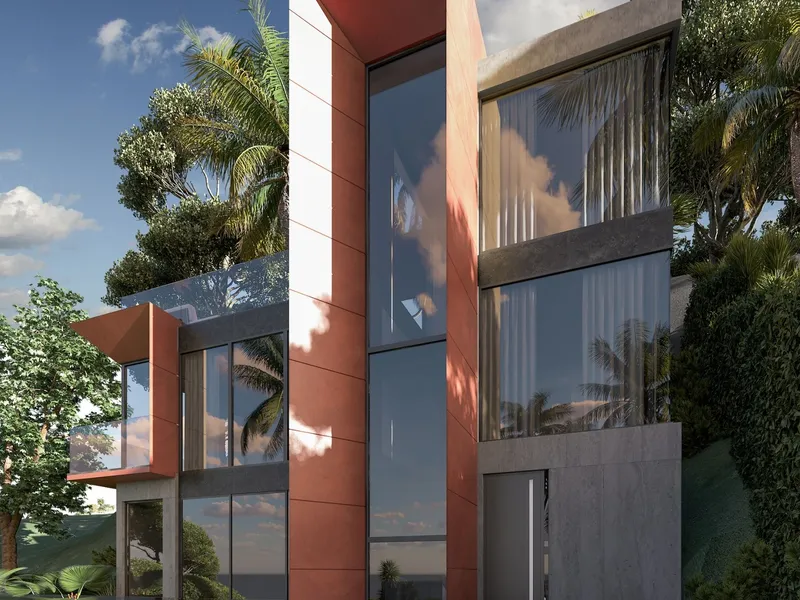 Hennessy Villas, exterior