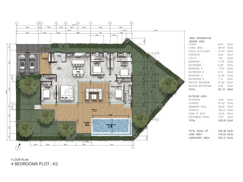 KA Village, floor plan