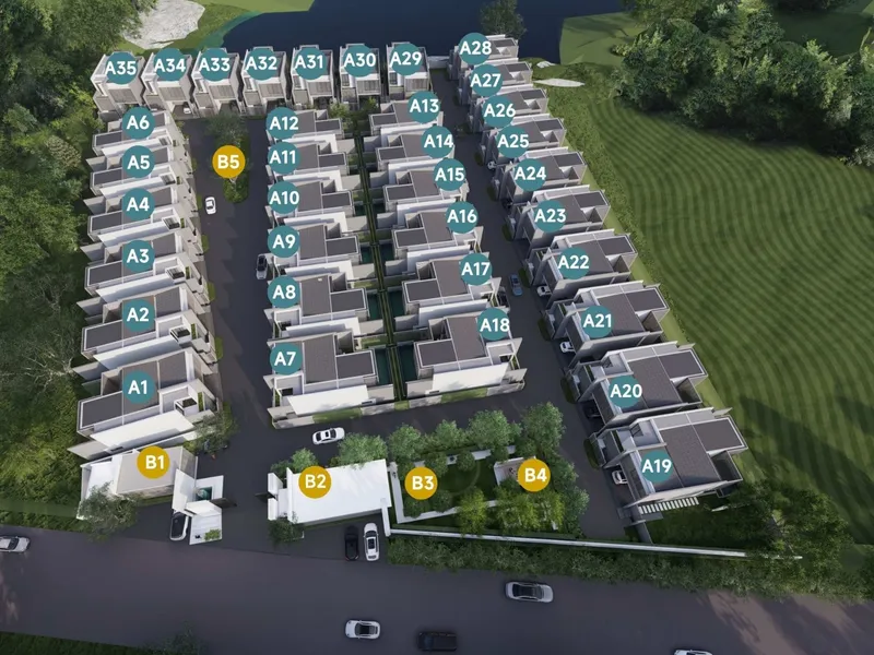 Villa 4-bedroom 339 sqm in Larimar Villas (Chalong) · Development floor plan