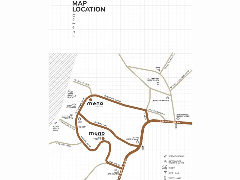 Villa 3-bedroom 281.7 sqm in MONO Oxygen Bangtao Beach (Bang Tao) · Development floor plan
