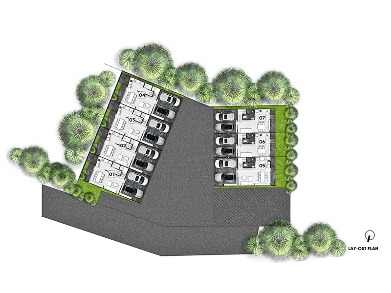 Townhouse 4-bedroom 205 sqm in Midori Townhome (Kathu) · Development floor plan