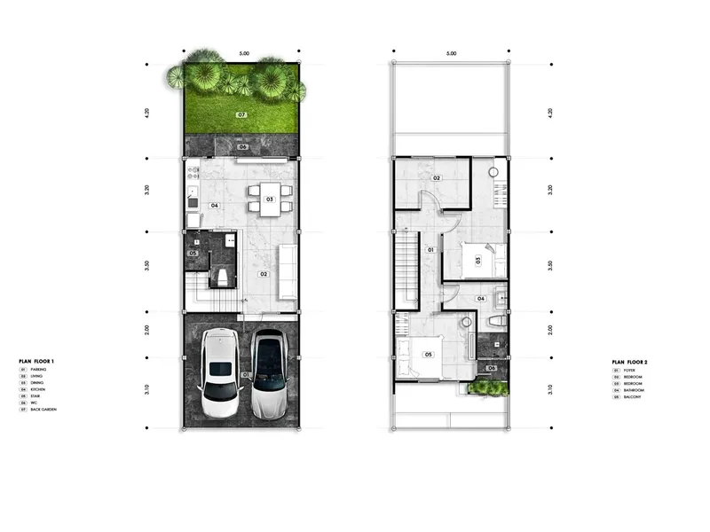 Townhouse 4-bedroom 205 sqm in Midori Townhome (Kathu) · Floor plan of a different unit type here