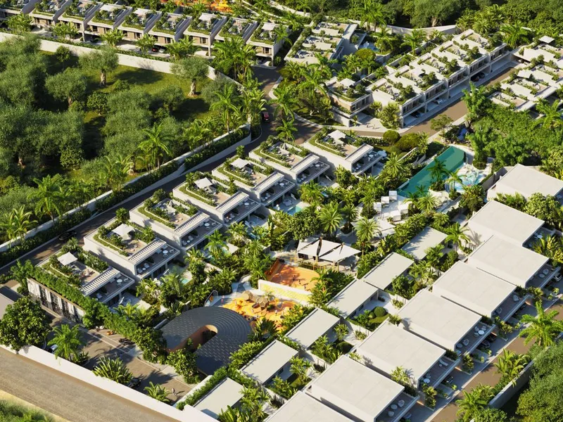Mutti Family Villas, aerial view