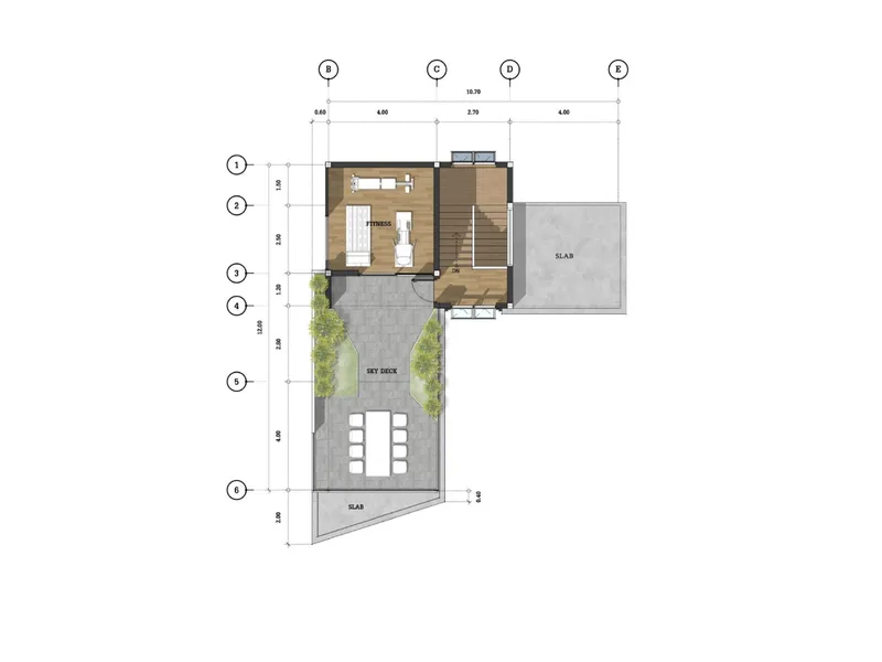 Villa 4-bedroom 369 sqm in NAI VILLAS Chalong (Chalong) · Development floor plan