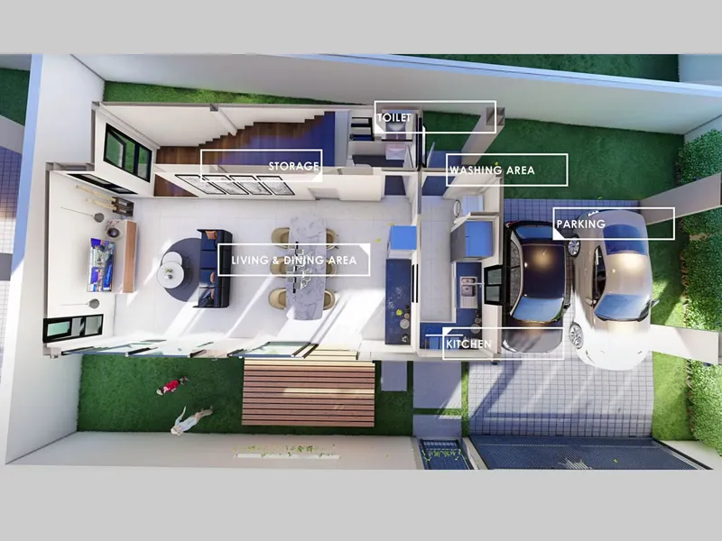 Villa 4-bedroom 342 sqm in NAI VILLAS Golf & Mountain Greenview Kathu (Kathu) · Development floor plan