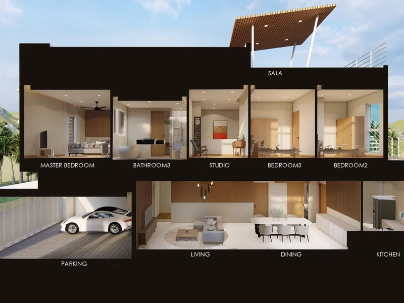 Villa 4-bedroom 390 sqm in NAI VILLAS Kathu (Kathu) · Development floor plan