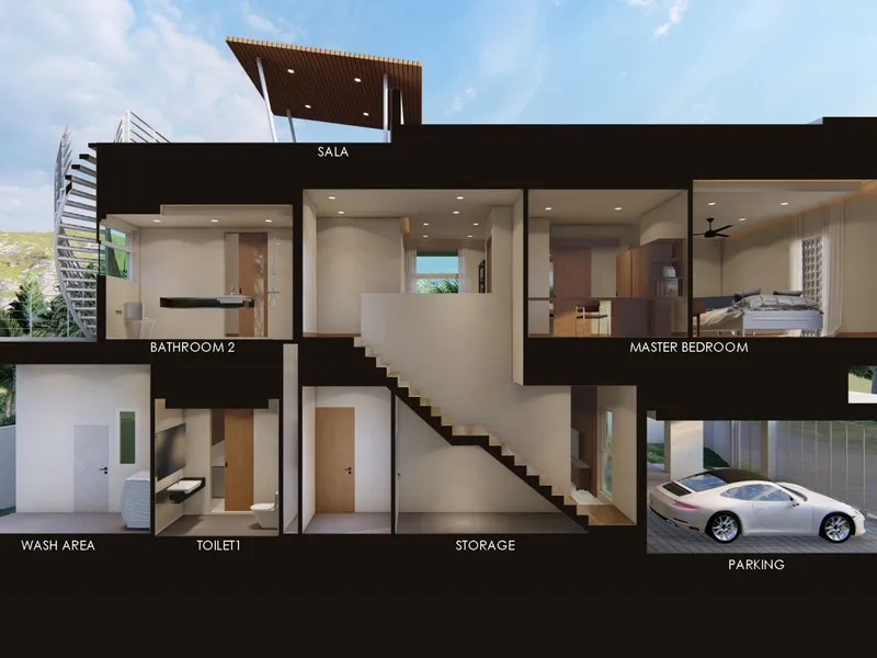 Villa 4-bedroom 390 sqm in NAI VILLAS Kathu (Kathu) · Development floor plan