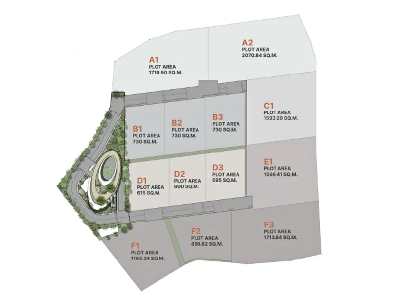 Villa 3-bedroom 592 sqm in Pavara Vhana (Layan) · Development floor plan