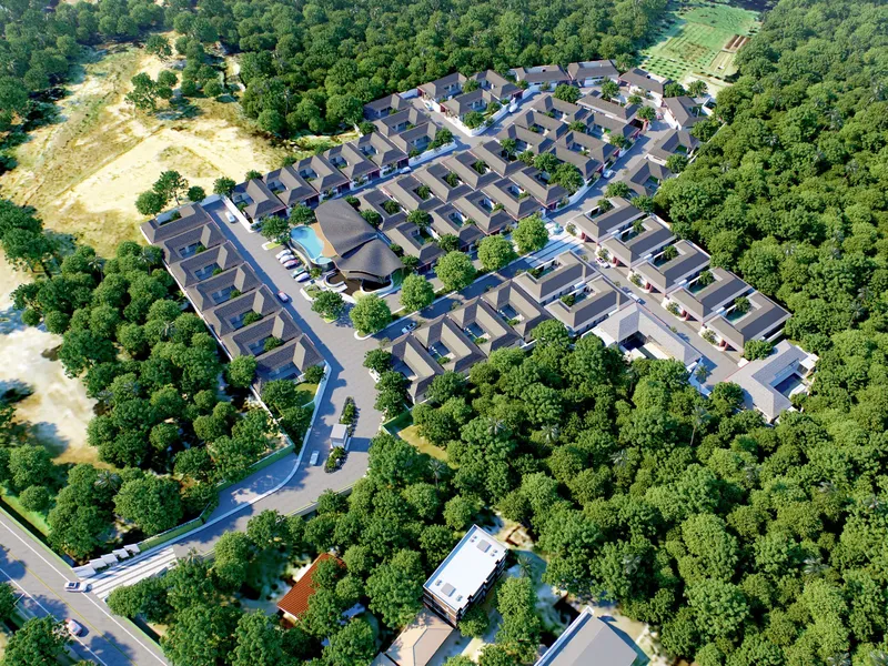 Villa 2-bedroom 209 sqm in Phuvista 3 Nai Yang (Nai Yang) · aerial view