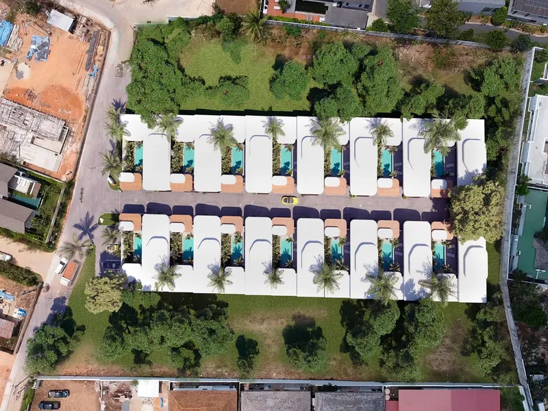 Villa 2-bedroom 146 sqm in Proxima Villas Phase 2 (Bang Tao) · aerial view