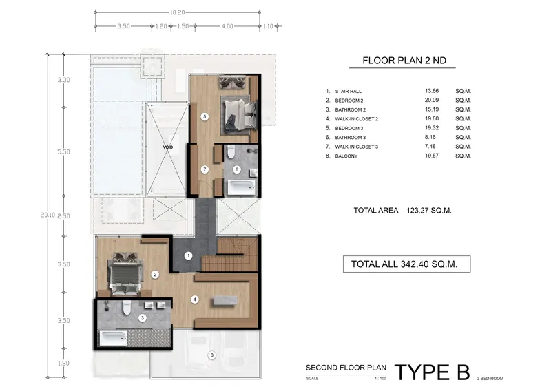 Rainpalm Villas, floor plan