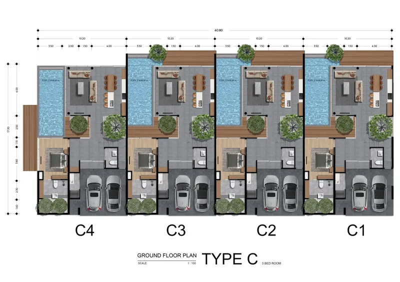 Rainpalm Villas, floor plan