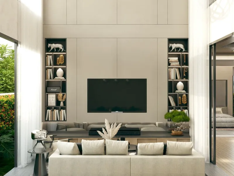Villa 3-bedroom 314 sqm in Rawayana Beachfront Villas (Rawai) · living room