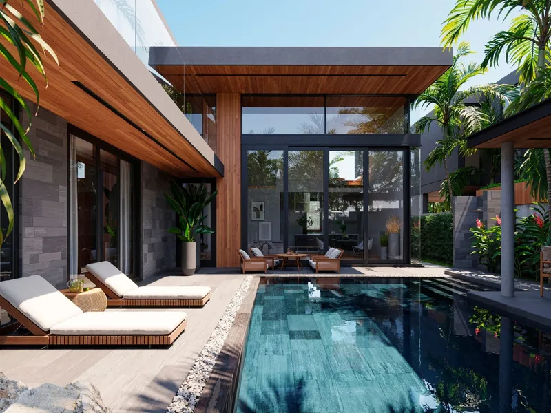 Redwood Lakeside Villas, exterior