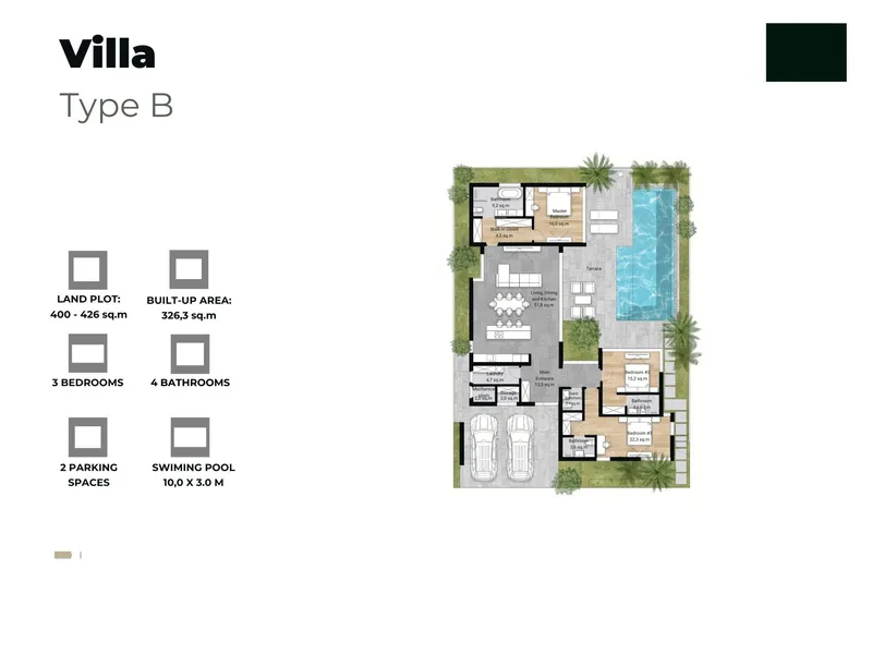 Redwood Lakeside Villas, floor plan