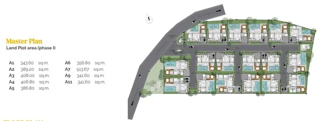 Villa 3-bedroom 273 sqm in Rungtiva (Bang Tao) · Development floor plan