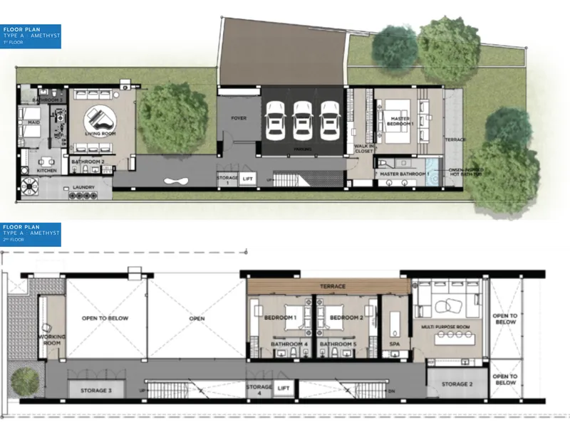 Sea Theatre Rawai, floor plan