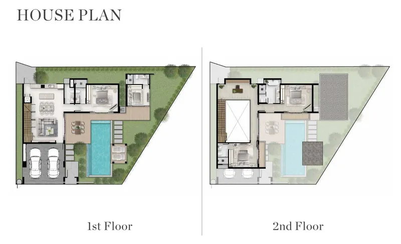 Serene Raya Villas, floor plan