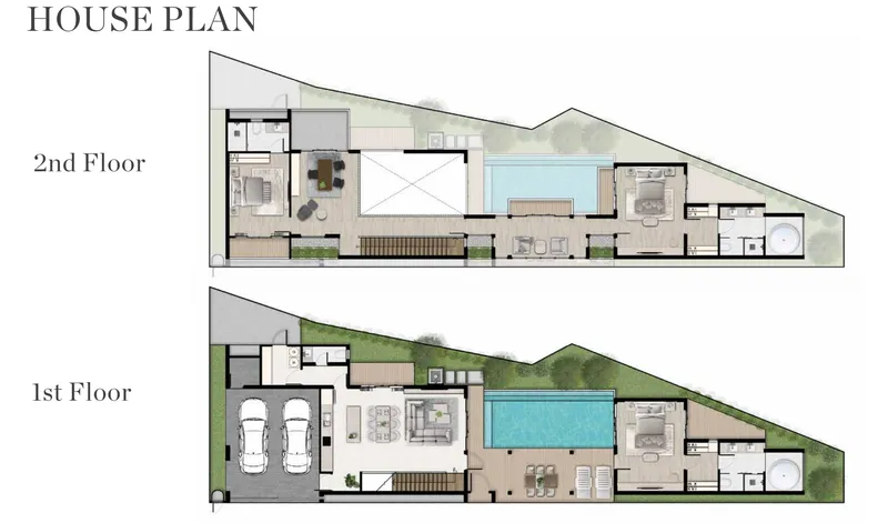 Serene Raya Villas, floor plan
