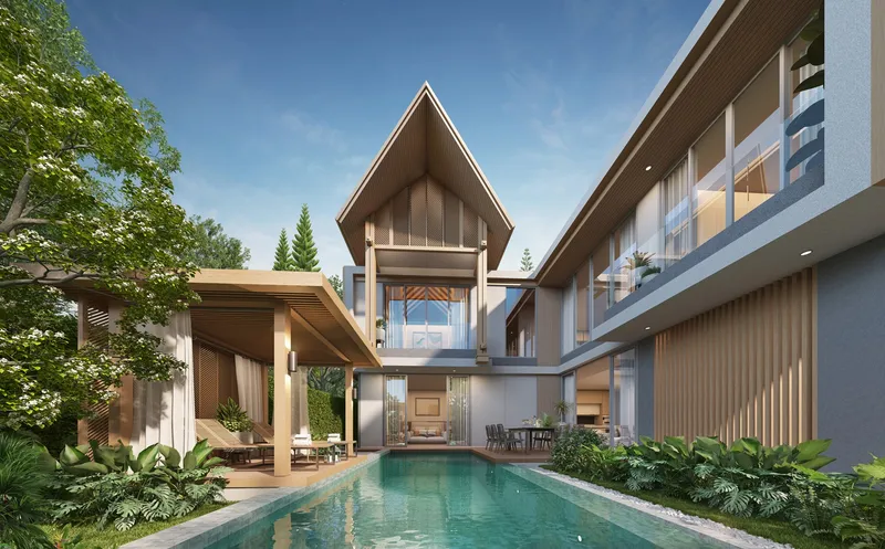 Serene Raya Villas, pool