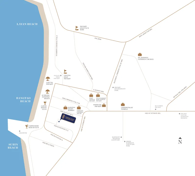 Serene Raya Villas, floor plan