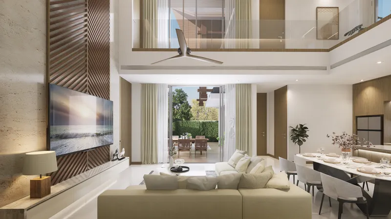 Villa 4-bedroom 350 sqm in Serene Raya Villas (Bang Tao) · living room