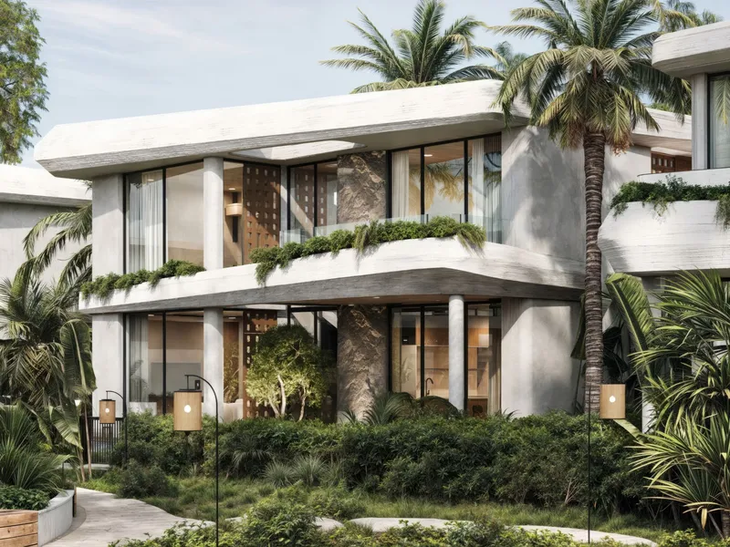 Willa 2 sypialnie 149 m² – Sunny Moon Village (Nai Harn) · elewacja
