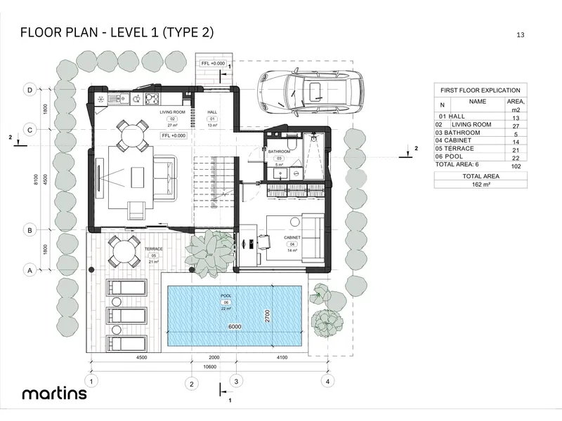 Sunny Moon Village, floor plan
