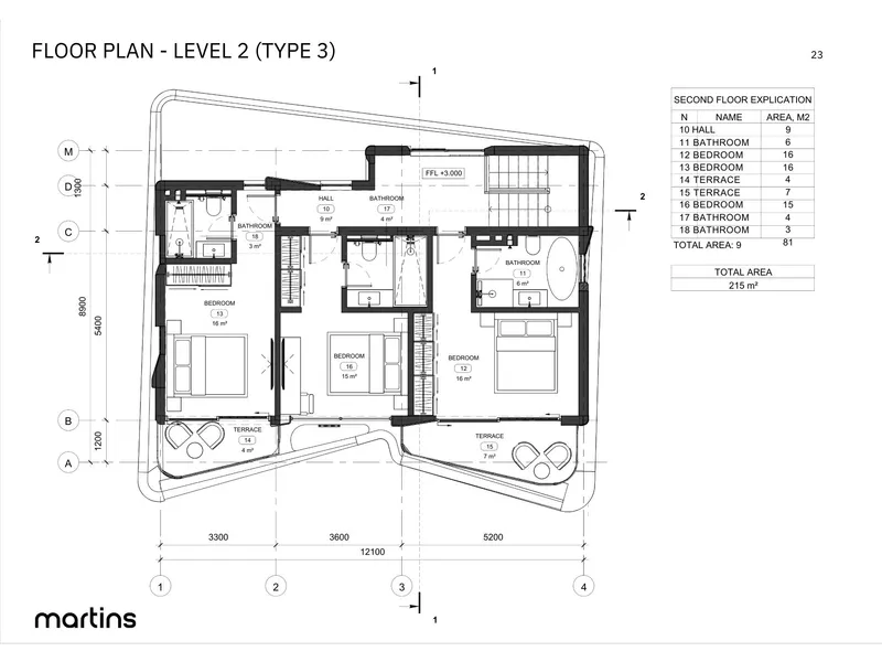 Sunny Moon Village, floor plan