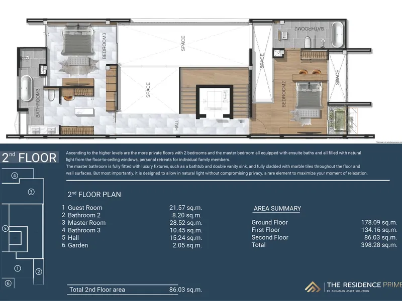 The Residence Prime, floor plan