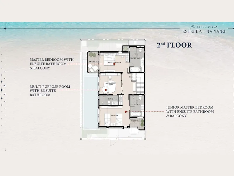 The Title Villa Estella, floor plan