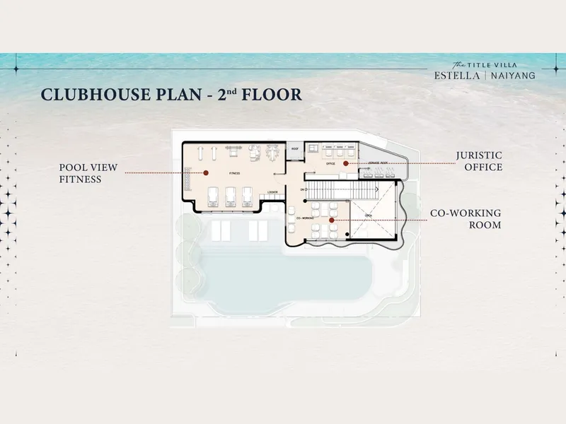 Villa 3-bedroom 265 sqm in The Title Villa Estella (Nai Yang) · Development floor plan