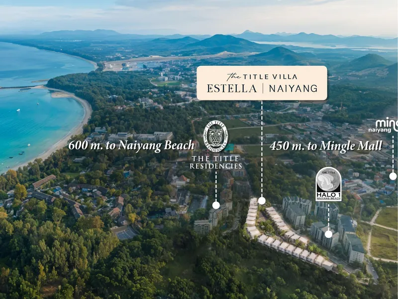 Villa 3-bedroom 265 sqm in The Title Villa Estella (Nai Yang) · Development floor plan