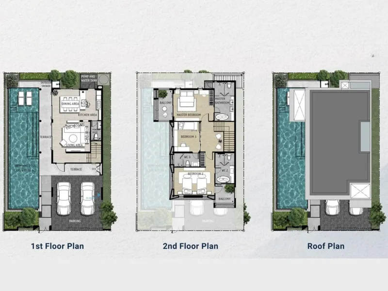 The Title Villa Kirara, floor plan
