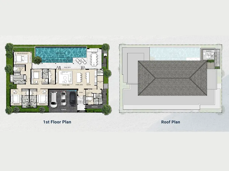 The Title Villa Kirara, floor plan
